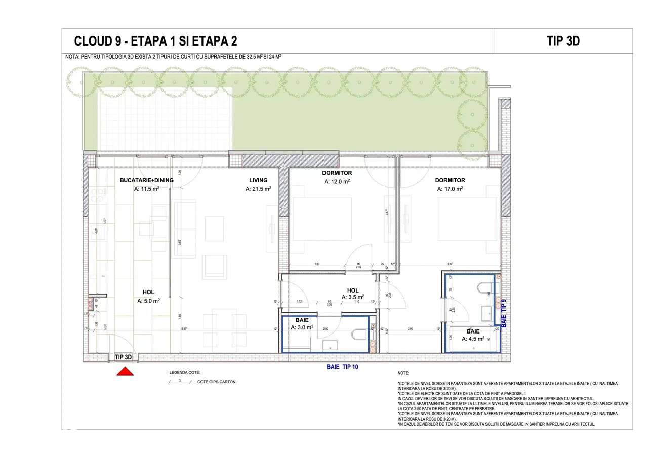 Apartament 3 camere - Imagine principală: 2/25
