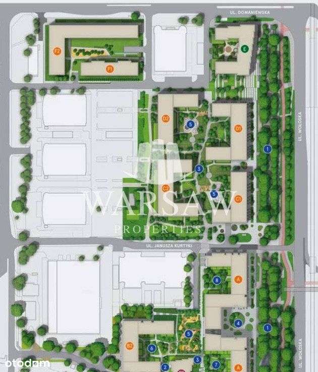 2 pok., Modern Mokotów, ogródek, 382 cm wysokość !-10