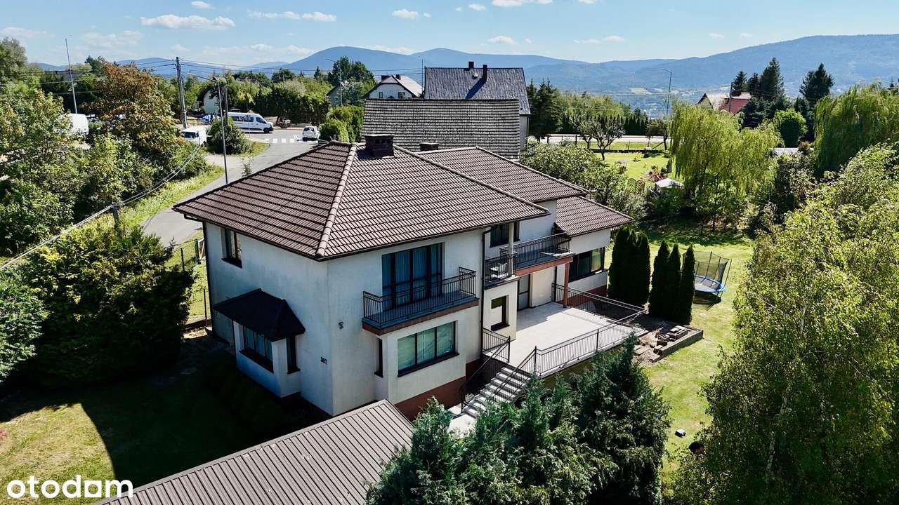Przestronny dom (208,6 m²) na dużej działce – Borzęta k. Myślenic-1