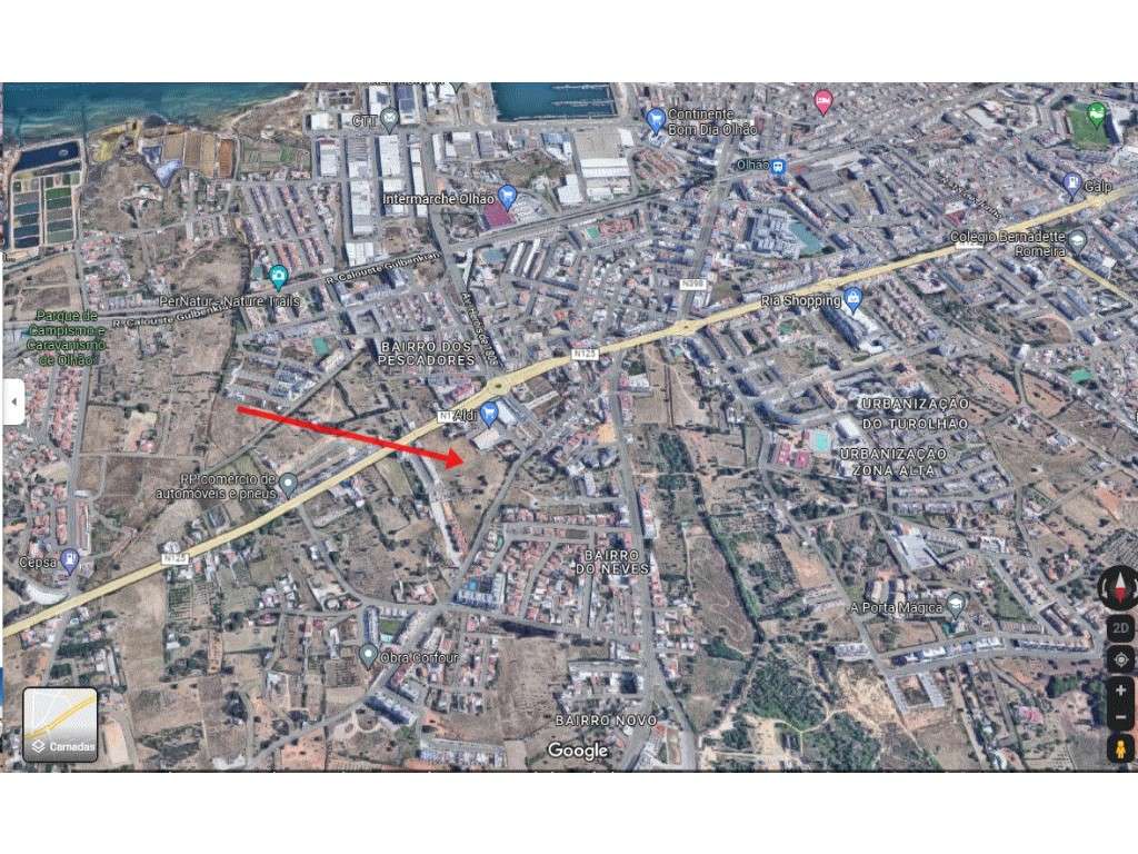 Terreno c/ apox. 24000 - Olhão - Grande imagem: 3/4