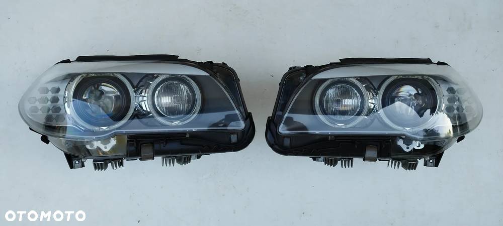 Bmw 5 F10 F11 2009 - 2013 Bi Xenon Led Skrętny Komplet Oryginał - 2