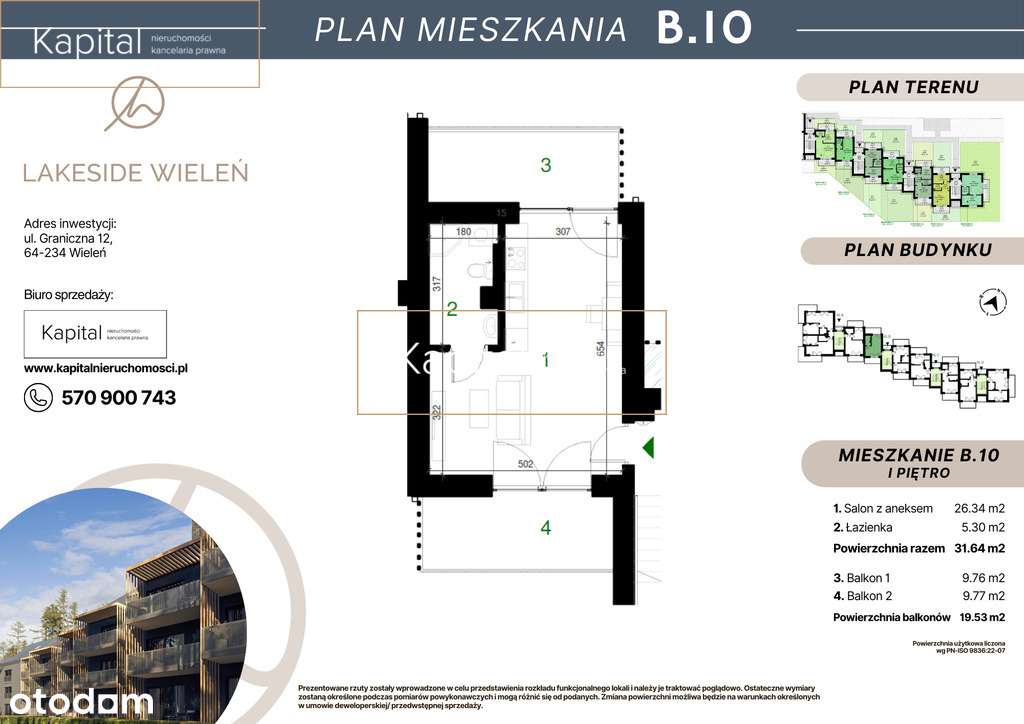 Mieszkanie nad samym  jeziorem  blisko Boszkowa - Pełny obrazek: 5/5