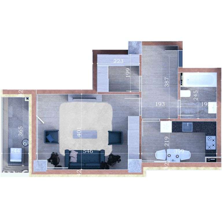 Apartament cu 1 camera in Copou, Bloc NOU, 46MP !! - Imagine principală: 2/8