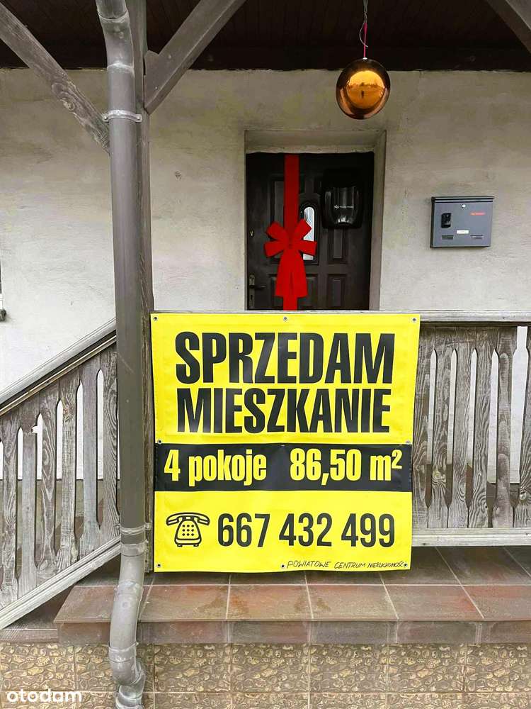 Mieszkanie na sprzedaż Biała Piska bezczynszowe, 4 pokoje,  podwórko. - Pełny obrazek: 1/17