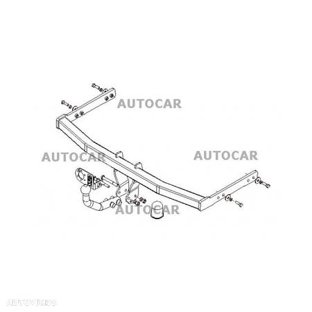 Carlig de remorcare pentru Audi A3 - 3/5 usi, nu Quattro, (8 L1) - sistem semidemontabil din 1996/09 pana 2002/12 - 6