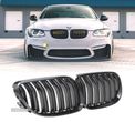 GRELHAS TIPO M4 PARA BMW E92 E93 LCI 10-14 PRETO BRILHANTE - 1