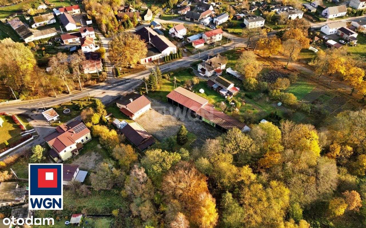 Dom, warsztat, hala mag., Barcino, działka 5000m2-11