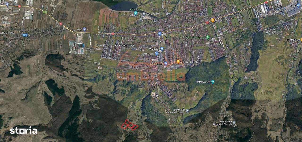 De vanzare teren intravilan  in Floresti, 24.200m² ! - Imagine principală: 3/4