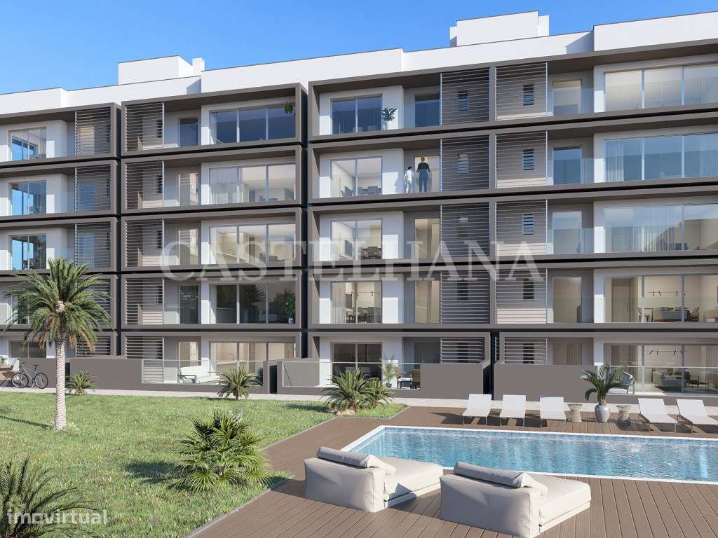 Apartamento T2 com jardim e piscina em novo empreendimento no Algarve - Grande imagem: 3/35
