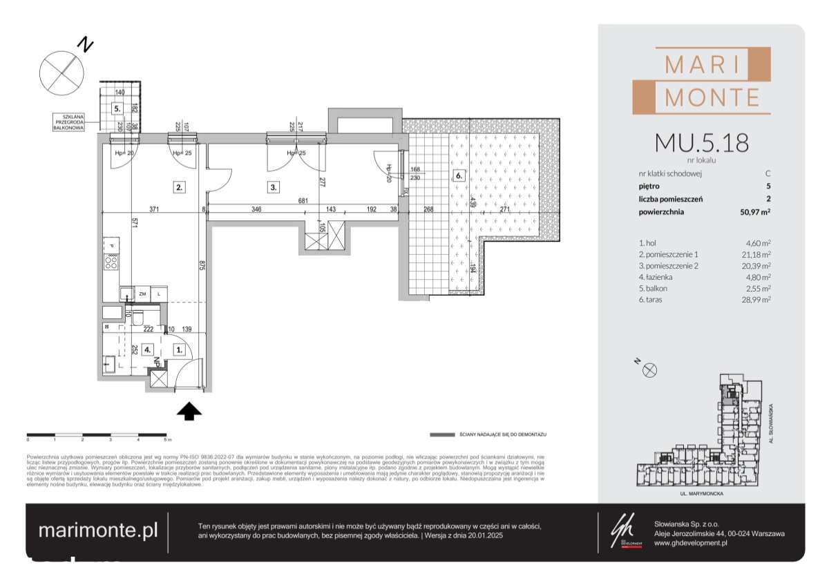 Marimonte  | mieszkanie 2-pok. | M​U.5.18 - Pełny obrazek: 2/8