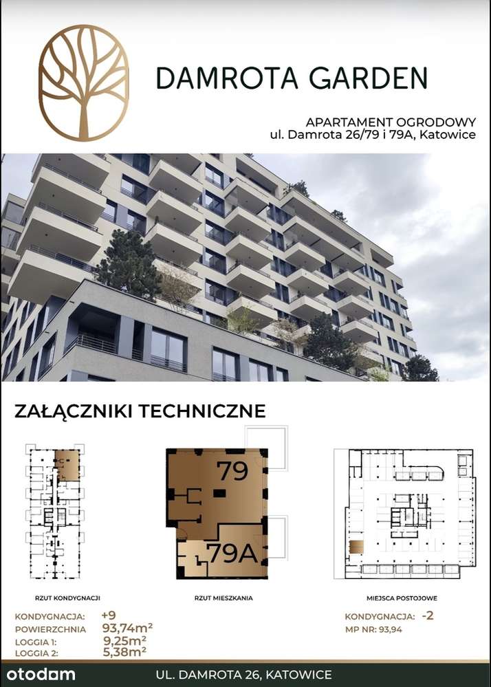 KATOWICE | Damrota Garden | Apartament 2 w 1-7