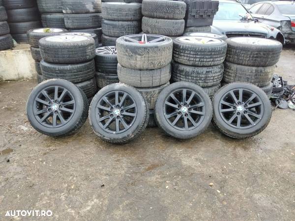 Set 4 Jante aliaj originale style 136 16'' R16 7JX16 ET47 BMW seria 1 3 E81 E82 E87 E88 E90 E91 E92 E93 F20 F21 E46 E36Z3 + anvelope 205/55R16 - 2