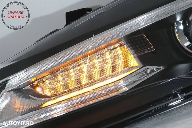 Faruri LED VW Polo MK5 6R 6C 61 (2011-2017) RHD Devil Eye Look- livrare gratuita - 3