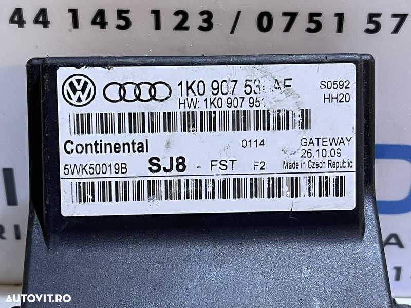 Unitate Modul Calculator CAN Gateway VW Tiguan 2008 - 2011 Cod 1K0907530AE 1K0907951 - 2