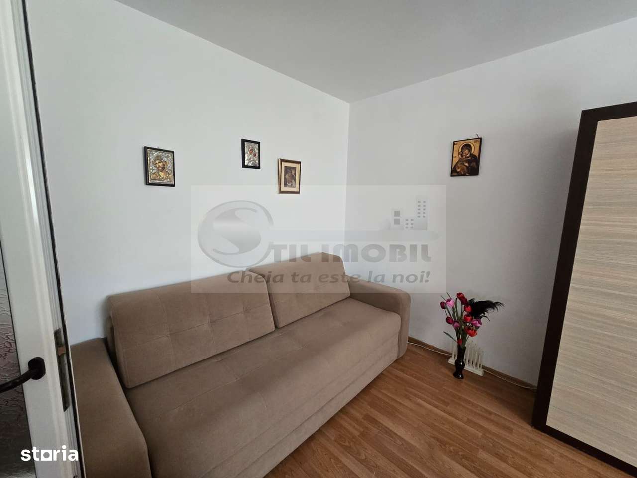 3 camere Podu de Fier Iași, 65 mp, mobilat, utilat – 162.000 € - Imagine principală: 2/11