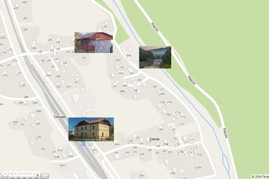 REZERWACJA 2005r. bud. 3min rzeka 9min las 9min PKP BUS 15min Żywiec-1