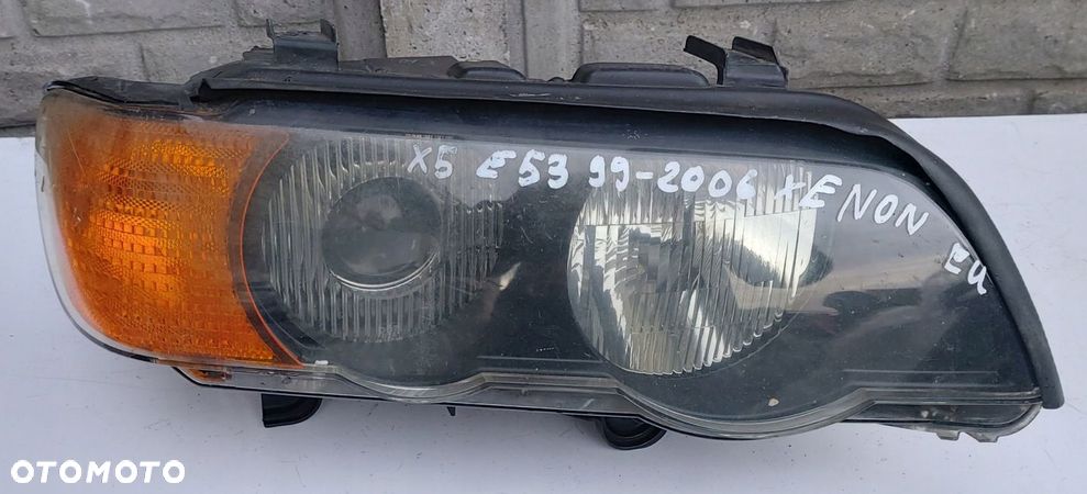 LAMPA PRZÓD PRZEDNIA PRAWA BMW X5 E53 XENON - 1