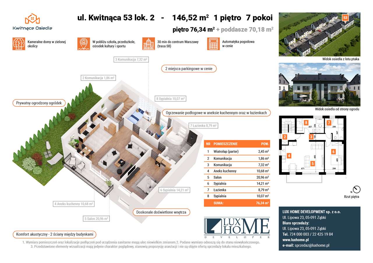 OGRÓDEK, 2 MIEJSCA, BEZCZYNSZOWE - Pełny obrazek: 2/8