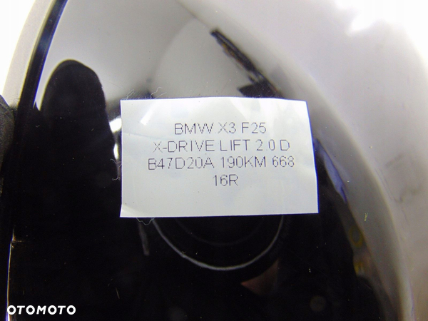LUSTERKO ZEWNĘTRZNE LEWE BMW X3 F25 LCI LIFT UK CZARNE - 8