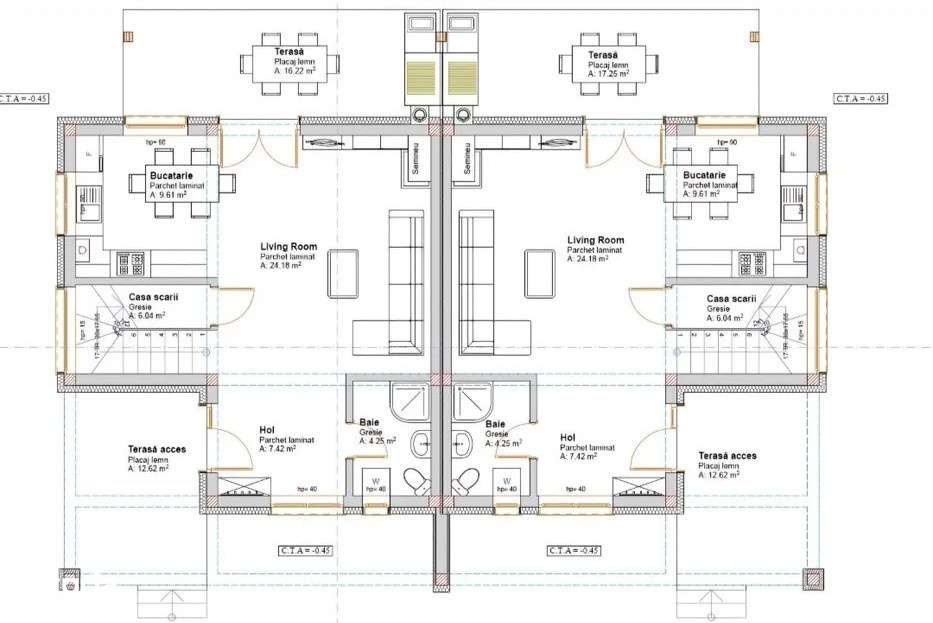 Teren in CHINTENI teren intravilan, 713 mp, cu proiect de DUPLEX - Imagine principală: 5/5