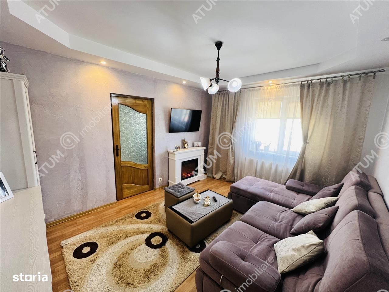 Apartament cu 3 camere mobilat si utilat zona Rahovei din Sibiu