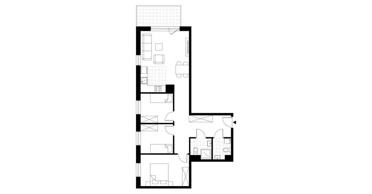 Mysłowice, Kwiatowa  | mieszkanie 4-pok. | B 4.05 - Pełny obrazek: 4/9