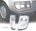 PISCAS FRONTAIS PARA MERCEDES W124 E-KLASA 85-95 CHROME CROMADO - 1