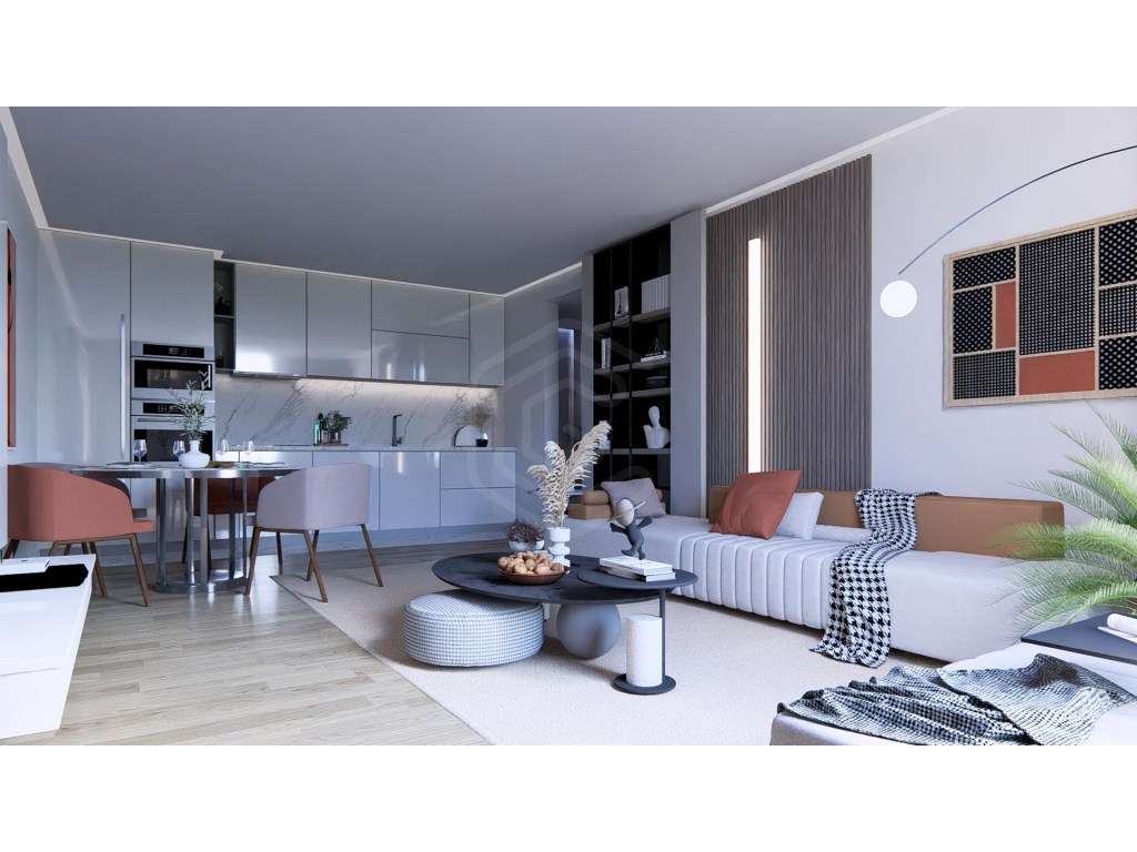 Apartamento T1+1 em construção no centro de Portimão - Grande imagem: 2/33