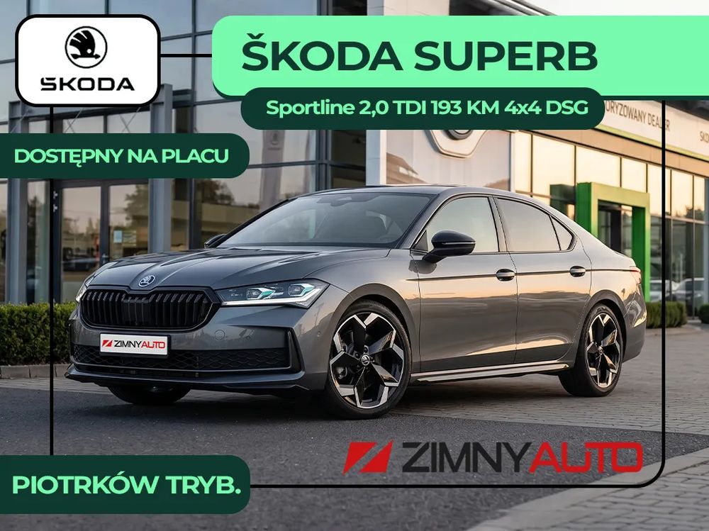 Skoda Superb VI 2.0 TDI SCR 4x4 Sportline DSG 2026