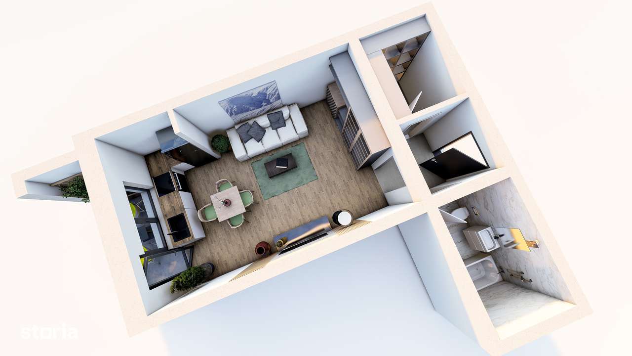 Garsonieră ideală pentru investiție/locuința, 37mp, etaj 1, 59 900 €-7