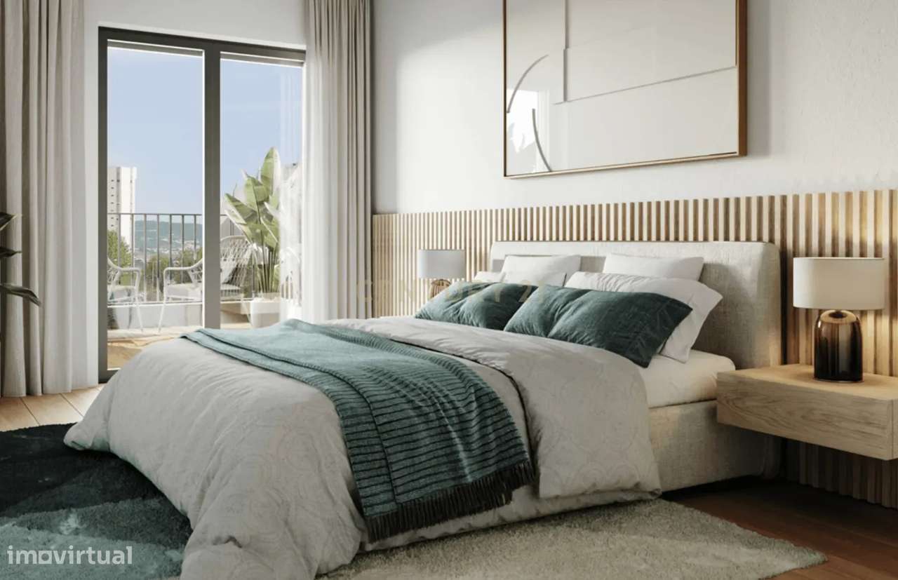 T2 Novo com Terraço em Condomínio Privado – Loures - Grande imagem: 4/38