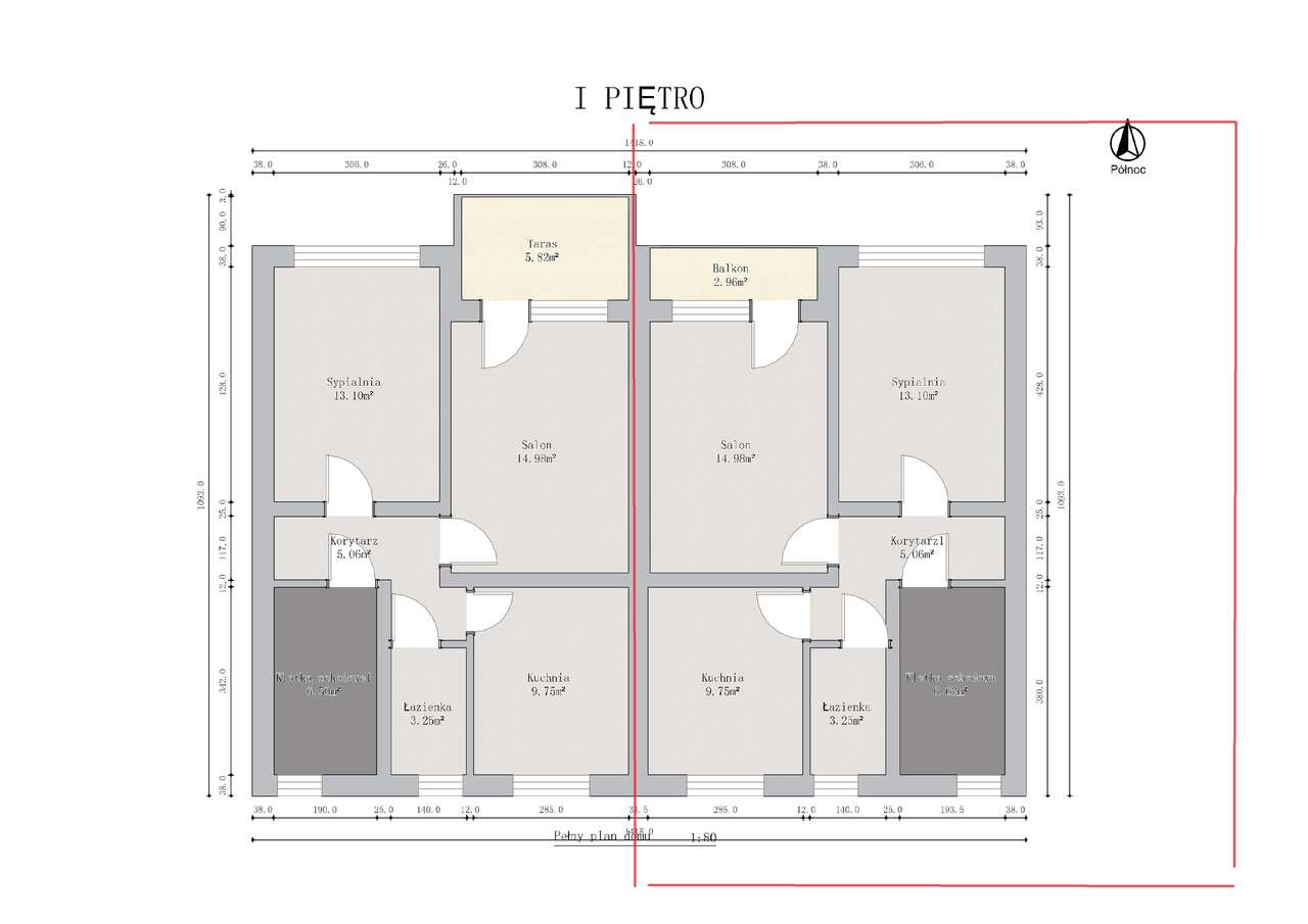 Wschodnia | pół bliźniaka |duży ogródek - Pełny obrazek: 5/13
