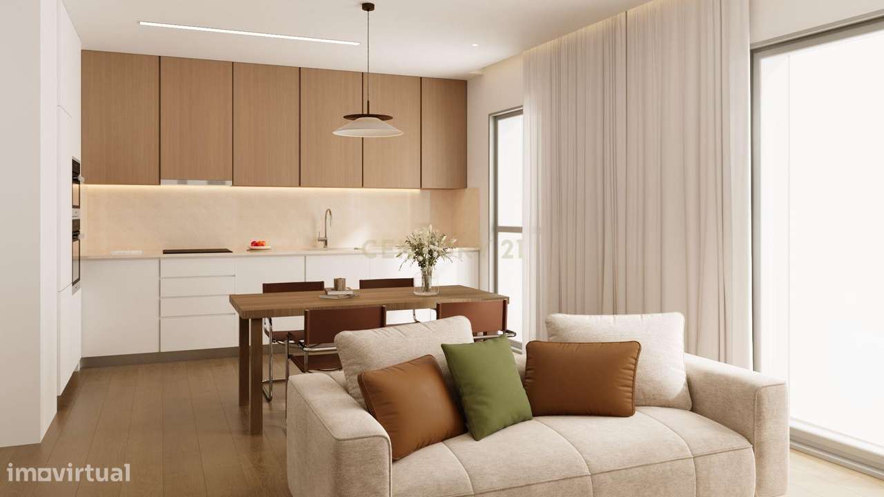 T1 NOVO - Viva com conforto e centralidade no Muralha Setúbal Residenc - Grande imagem: 4/9