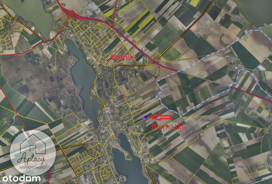 4 działki Biernatki gm. Kórnik 952 m2 - Pełny obrazek: 4/8