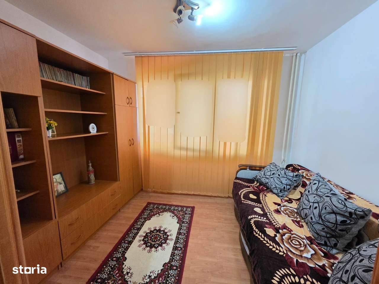 2 camere, zona Smirodava, parter, balcon, mobilat și utilat-1