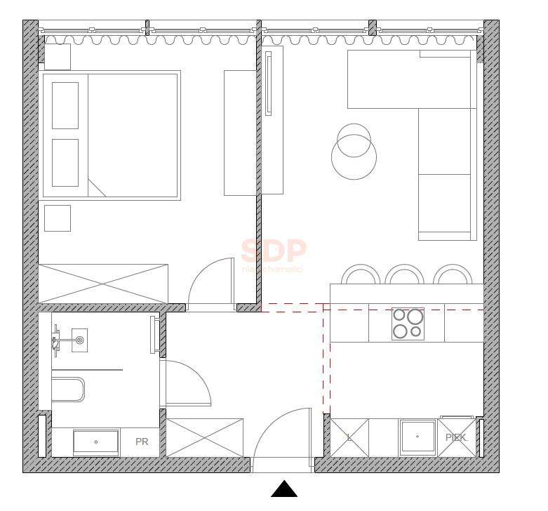 2 pokoje, spokojna okolica, idealne mieszkanie - Pełny obrazek: 3/11