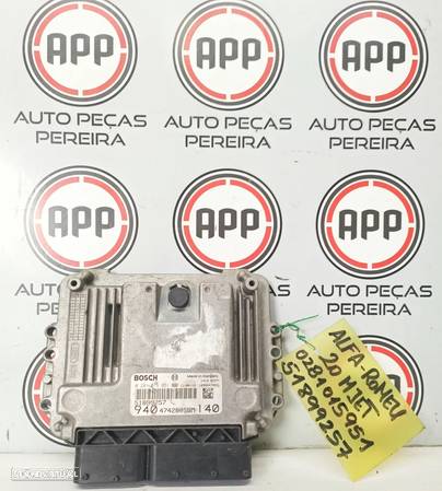 Centralina Motor Alfa Romeu , Fiat, Lancia 2.0 Mjet referência 0281015951, 51899257. - 1