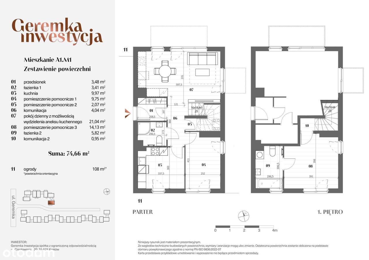 Geremka Inwestycja  | mieszkanie 3-pok. | A1_M1 - Pełny obrazek: 2/7