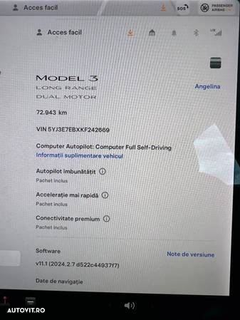 Tesla Model 3 Langstreckenbatterie Allradantrieb Dual Motor - 27