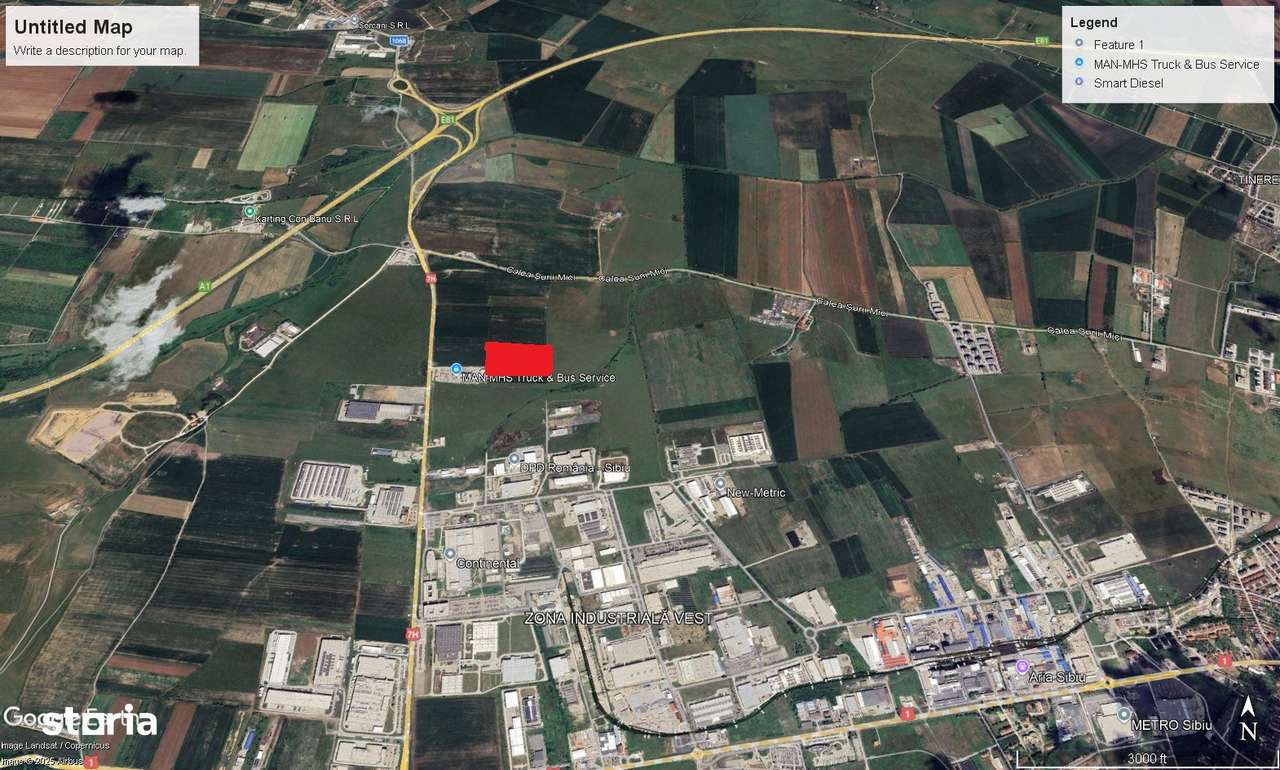 Vand 2.66 ha in zona industriala Vest, in spatele  reprezentantei Man!-2