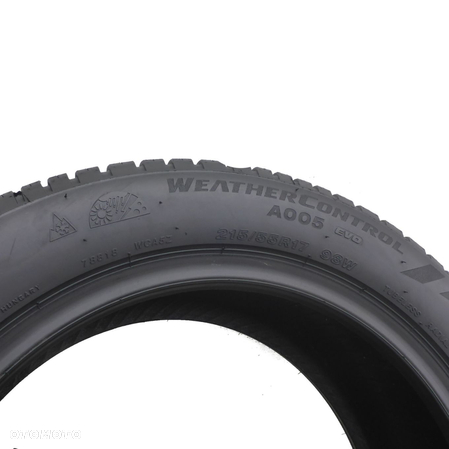 1 x BRIDGESTONE 215/55 R17 98W XL WeatherControl A005 evo Wielosezon 2022 7mm - 3