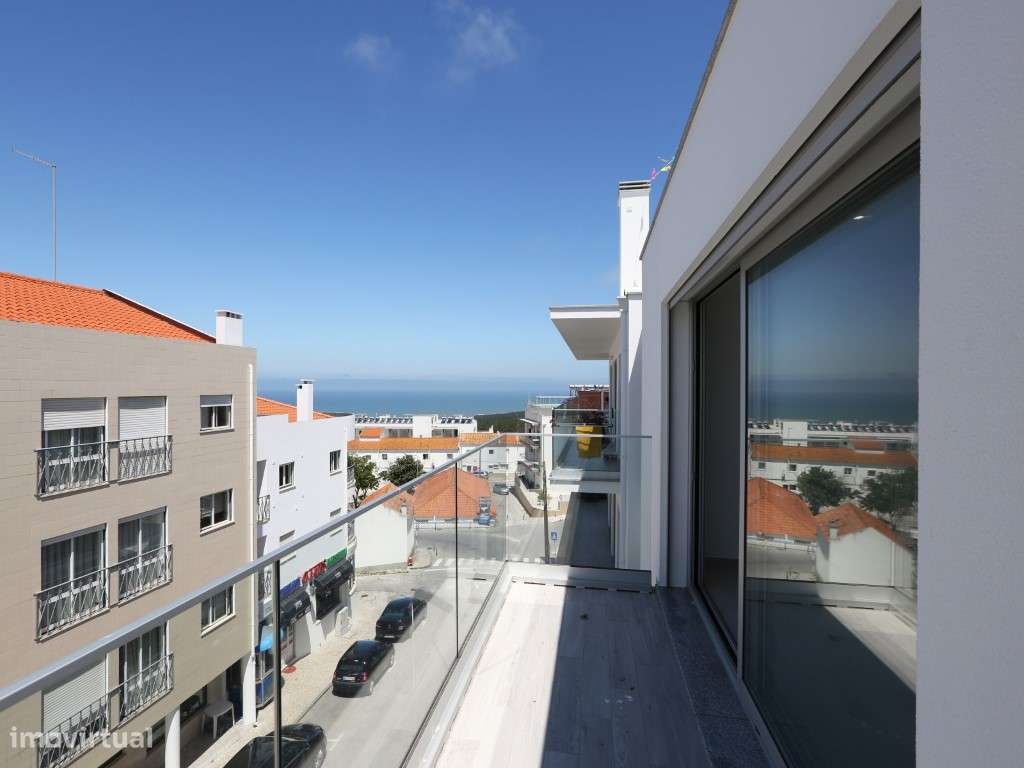 Fabuloso Apartamento T3 Novo com Vista de mar no Sítio Nazaré-7