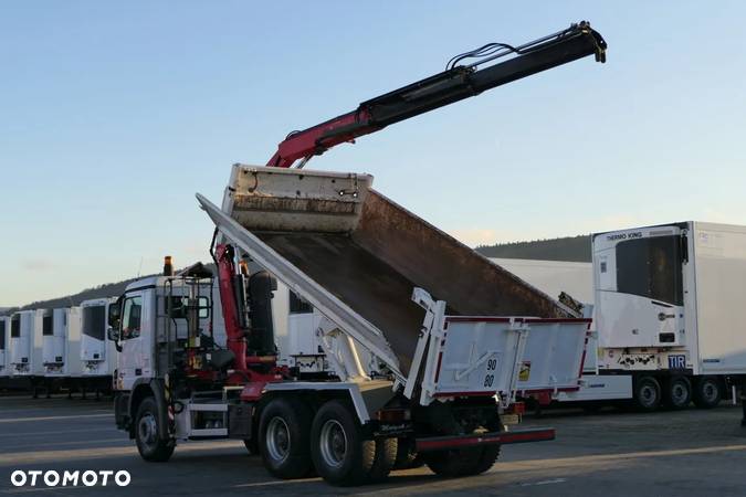 Mercedes-Benz ACTROS 2636 / 6 X 4 / 2 STR WYWROTKA + HDS FASSI F155 / ŁYCHA / HYDROBURTA /  AUTOMAT / - 3