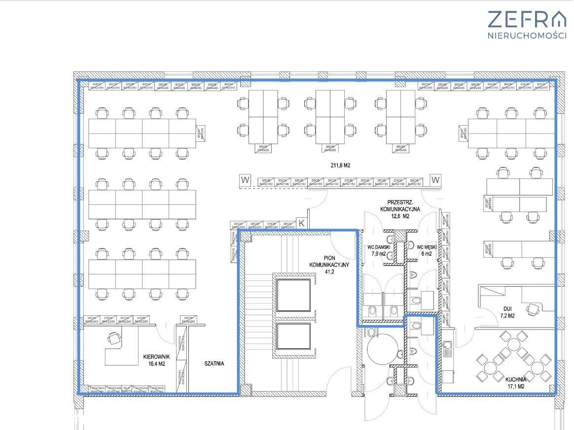 Biuro*Usługi*Gabinety*280m2*Prądnik B*Azory