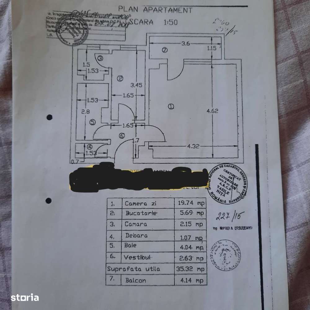 Garsoniera Colentina et 3/4 mobilata utilata ID 84-9