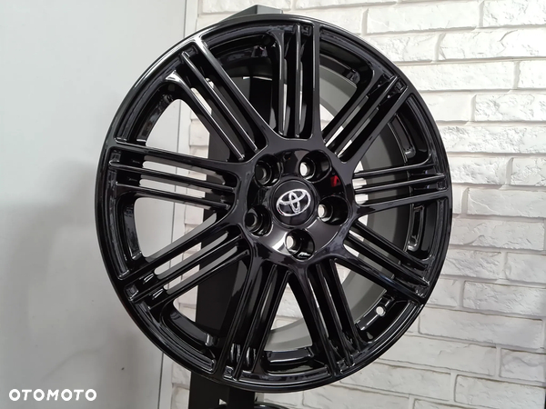 Felgi aluminiowe TOYOTA 5x114,3 et45 CZARNE NOWE!!!! - 5