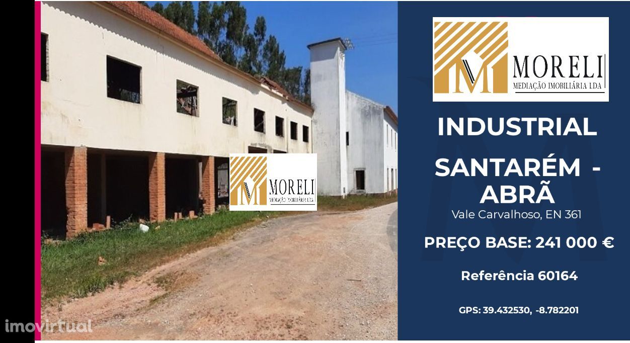 Armazéns e ruínas industriais-Terreno 32300m2-7.040 m² urbanos