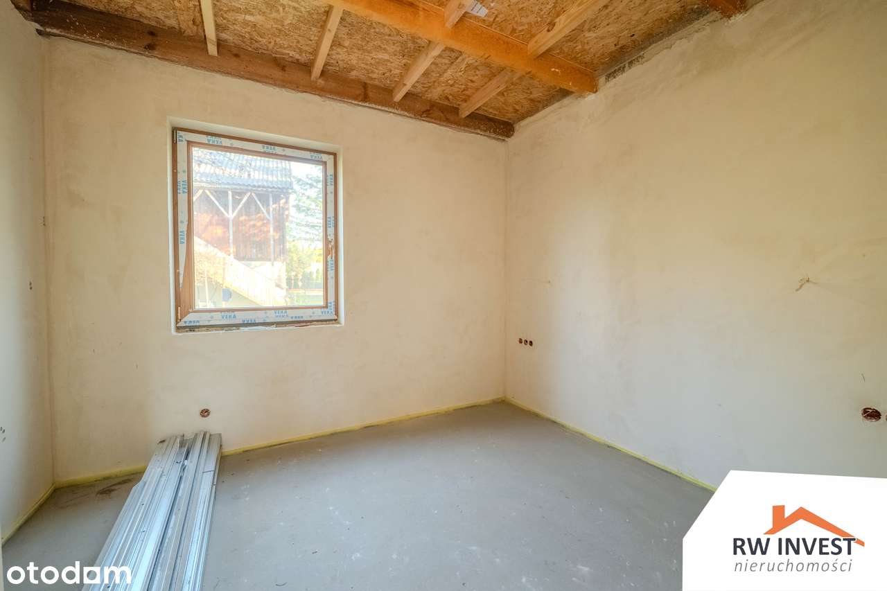 Dom 90 m² na dużej działce 1685 m² w otulinie lasu/Media w działce-5