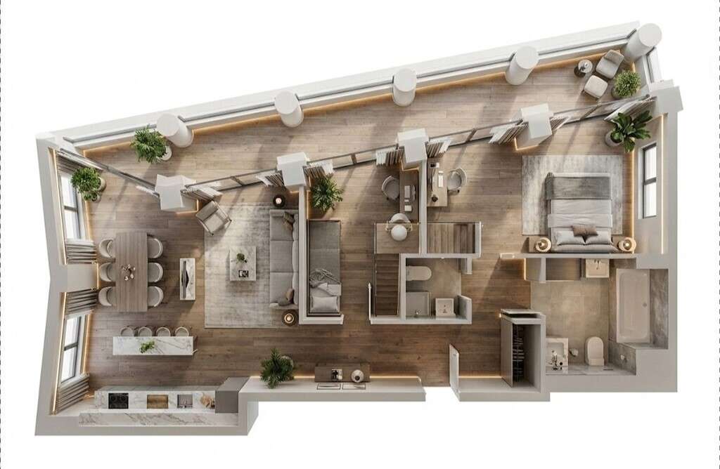 Apartament 58,9m² | Duża loggia | Mogilska, Kraków-8