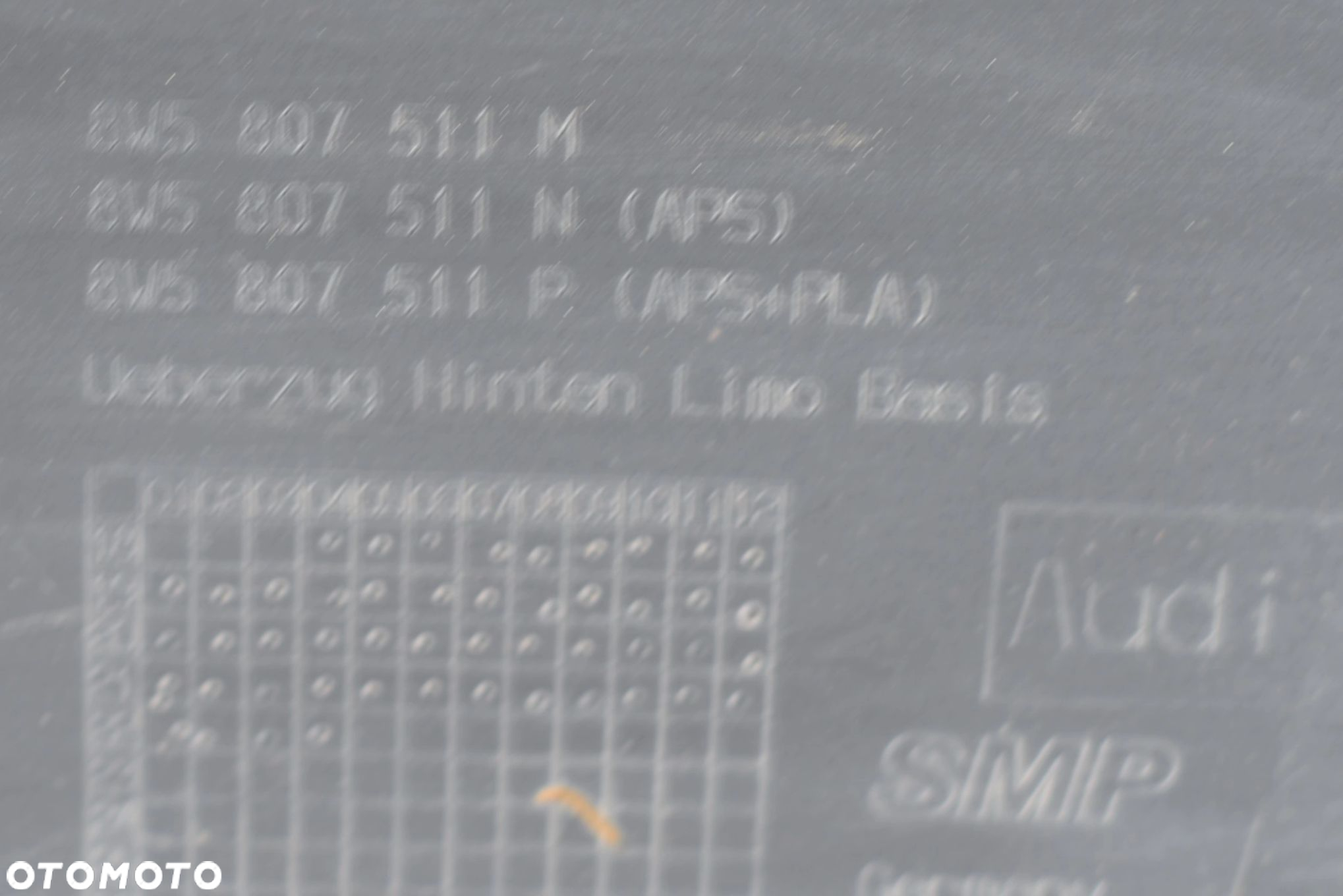 AUDI A4 B9 SEDAN LIFT ZDERZAK TYLNY TYŁ 4 X PDC - 8